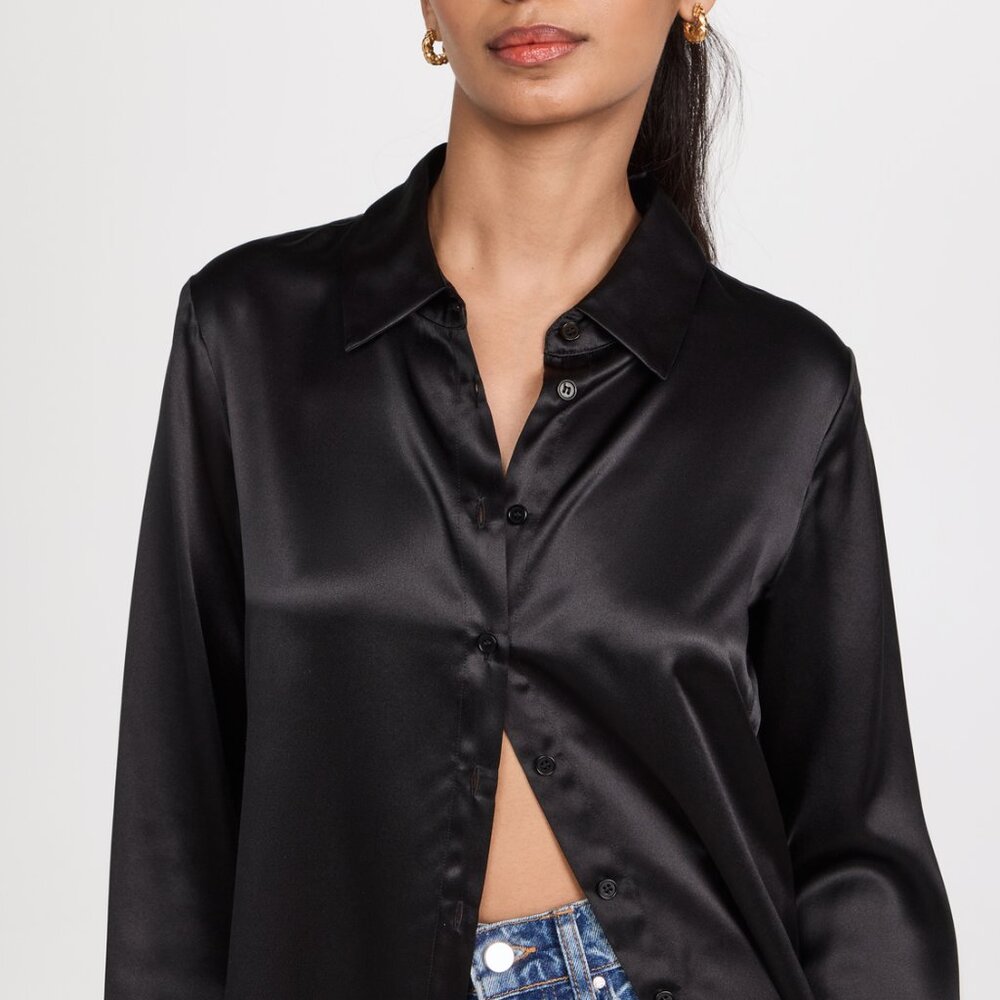 Reformation Sky Silk Top